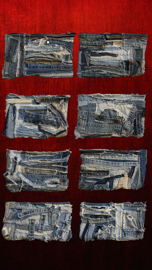 Marvel Series Denim Clutch